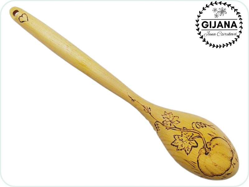 Dřevěná vařečka GiJana - Dýně 1